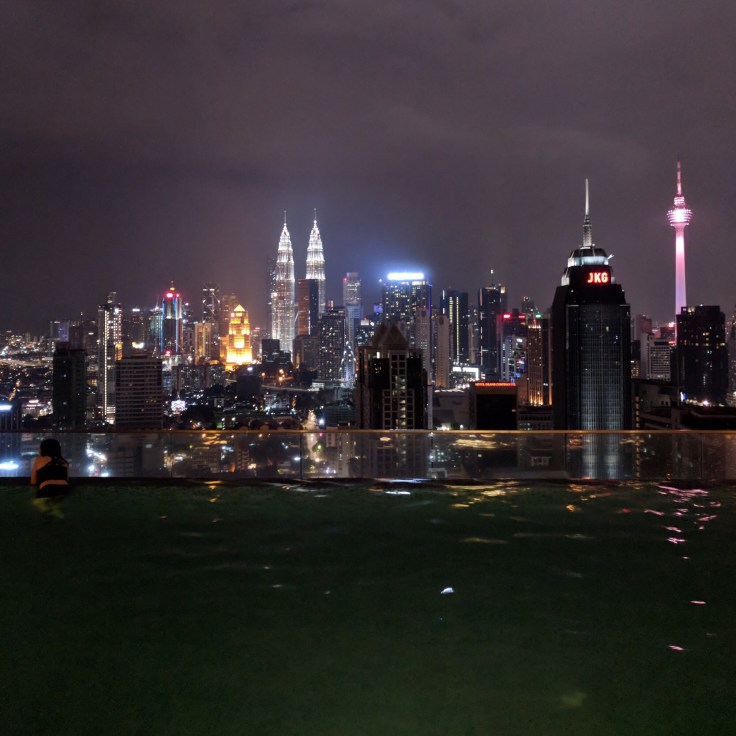 Skyline of Kuala Lumpur at Night
