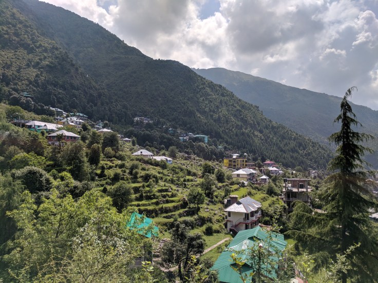 Blick über Dharamkot